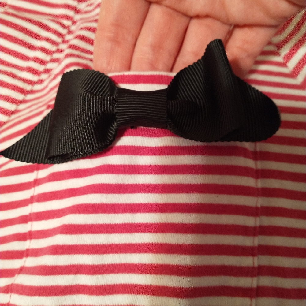 Kate Spade Striped Bow Robe M - Picture 6 of 8